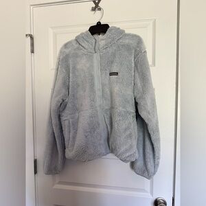 NWT- Columbia- Gray/Blue Full Zip Hooded Jacket- Size XL